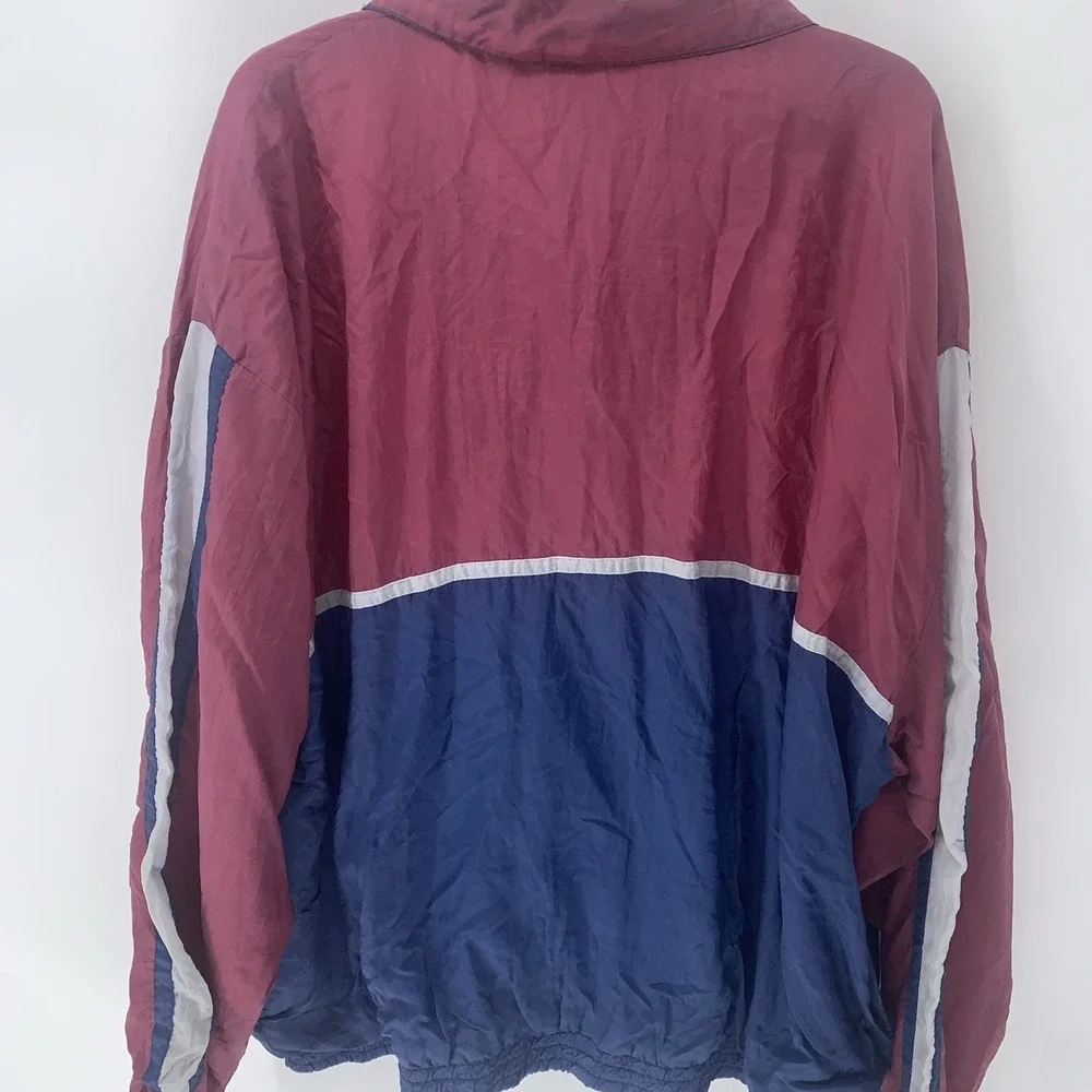 Vintage America Perry Ellis Men's Zip Nylon Windbreaker Jacket Size XXL